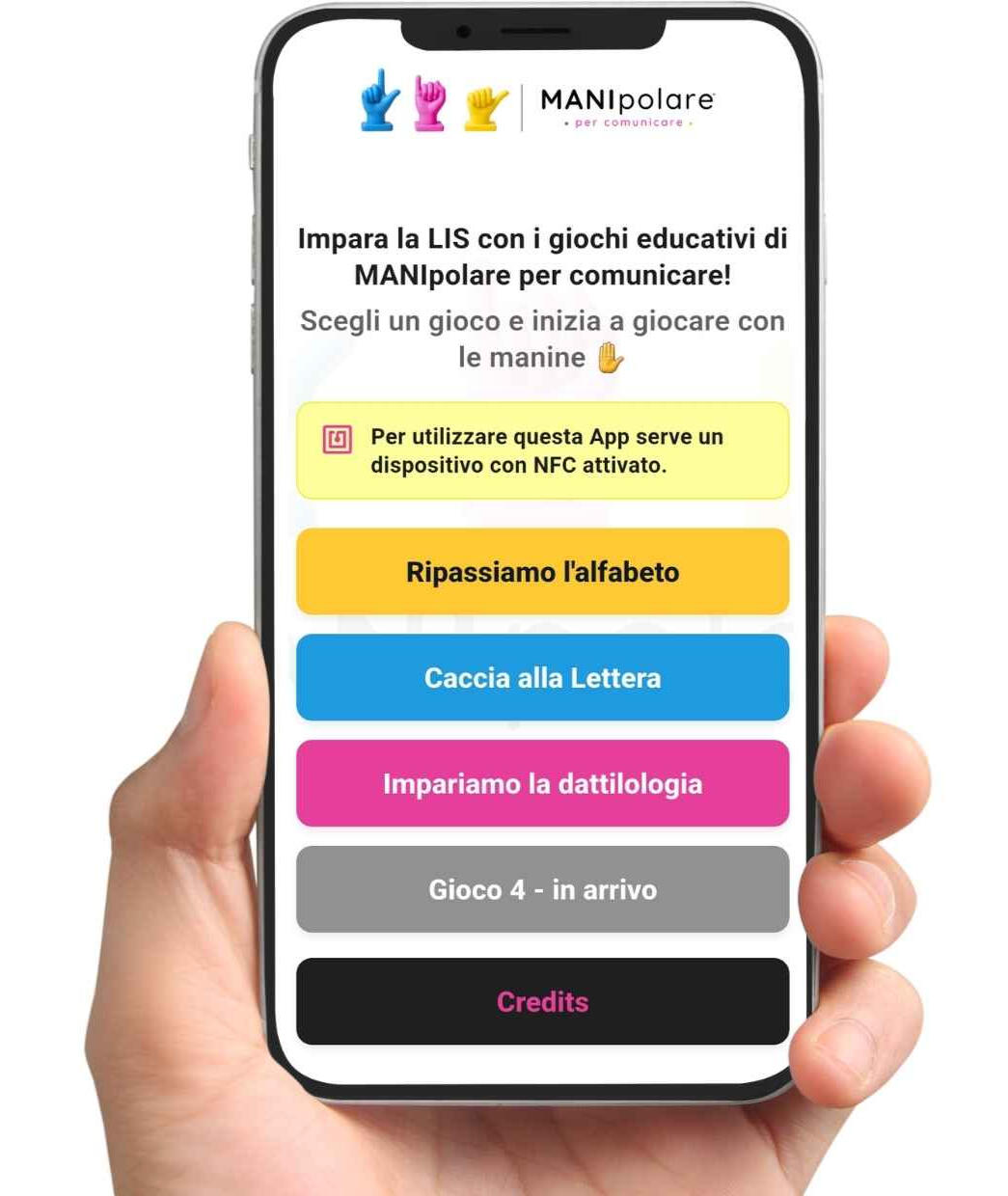MANIpolare app